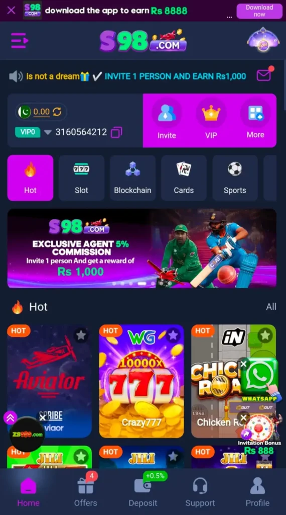 s98 game